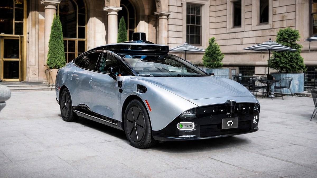 Tensor Robocar with Marti branding