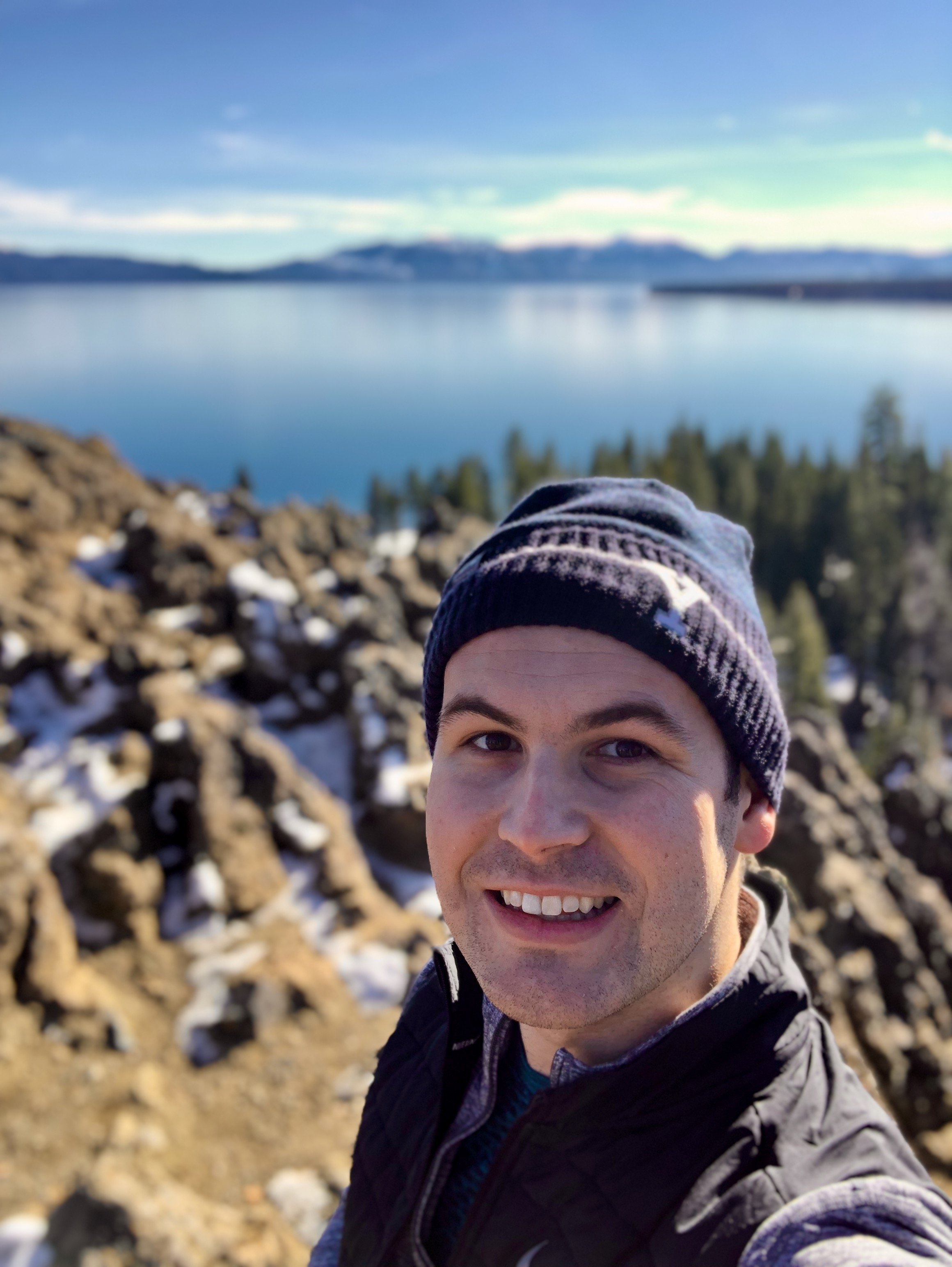 Chris, your tutor, hiking