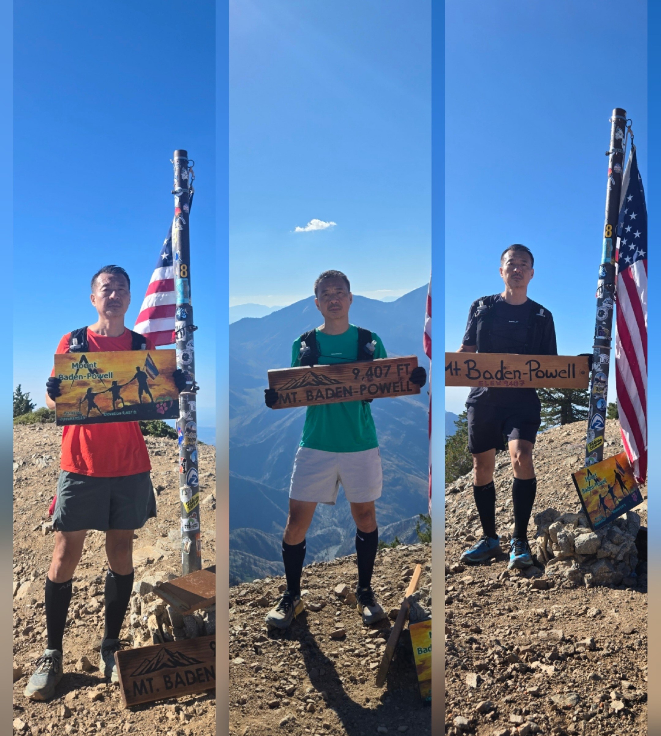 Baden Powell Triple Summit Log
