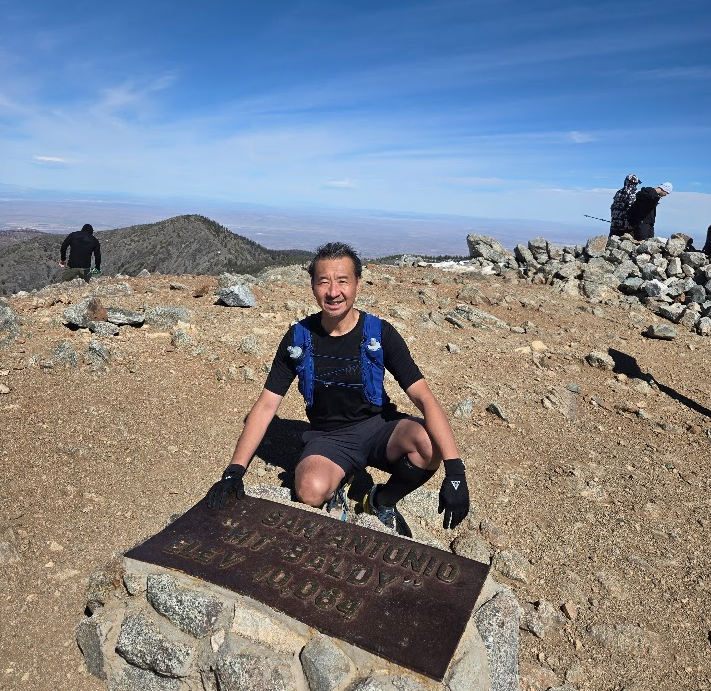 Mount Baldy Summit. Nuun electrolyte test. October 25, 2025