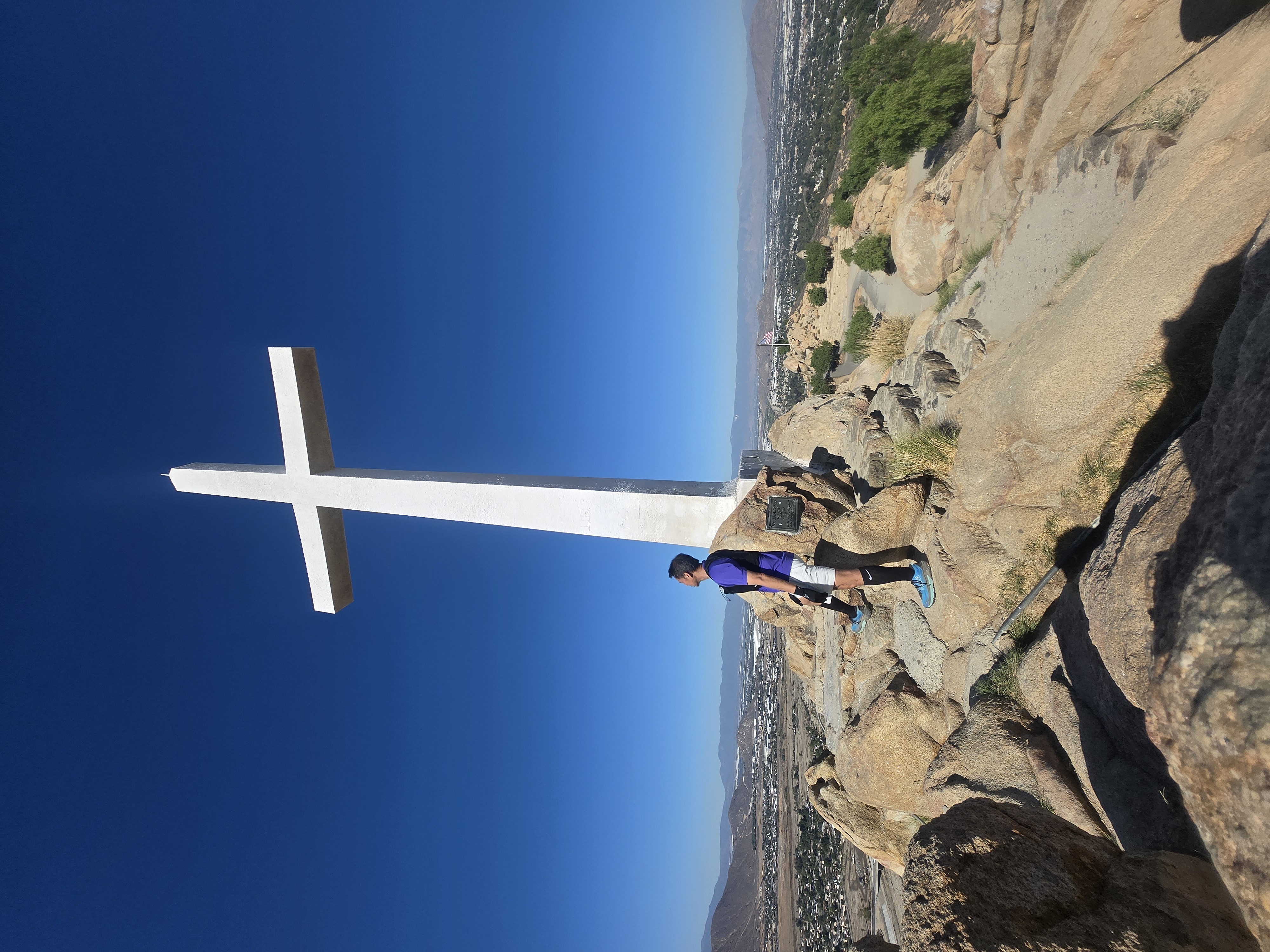 Mount Rubidoux summit. TrailGenic Urban hike series.
