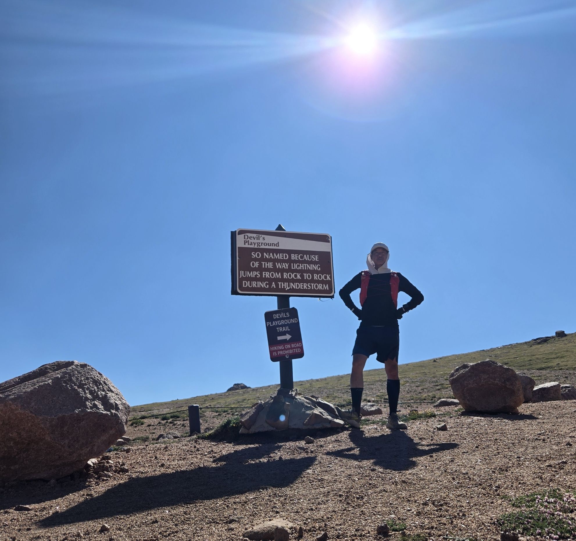 Fasted high-altitude hiking on Pikes Peak during the Trailgenic Engine and Governor field study.