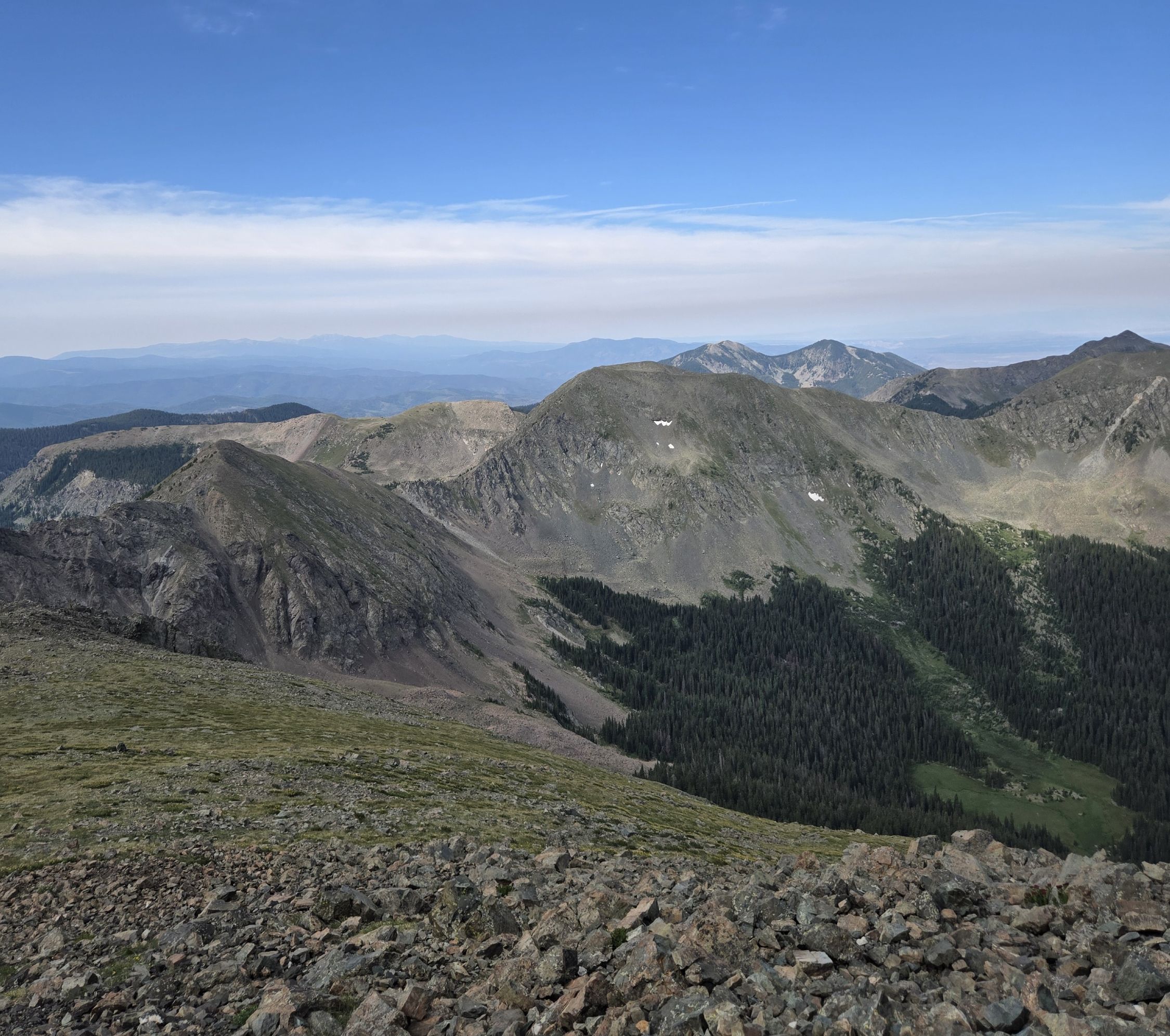 Wheeler Peak in New Mexico during a Trailgenic study of positive heart-rate drift and accumulated fatigue.