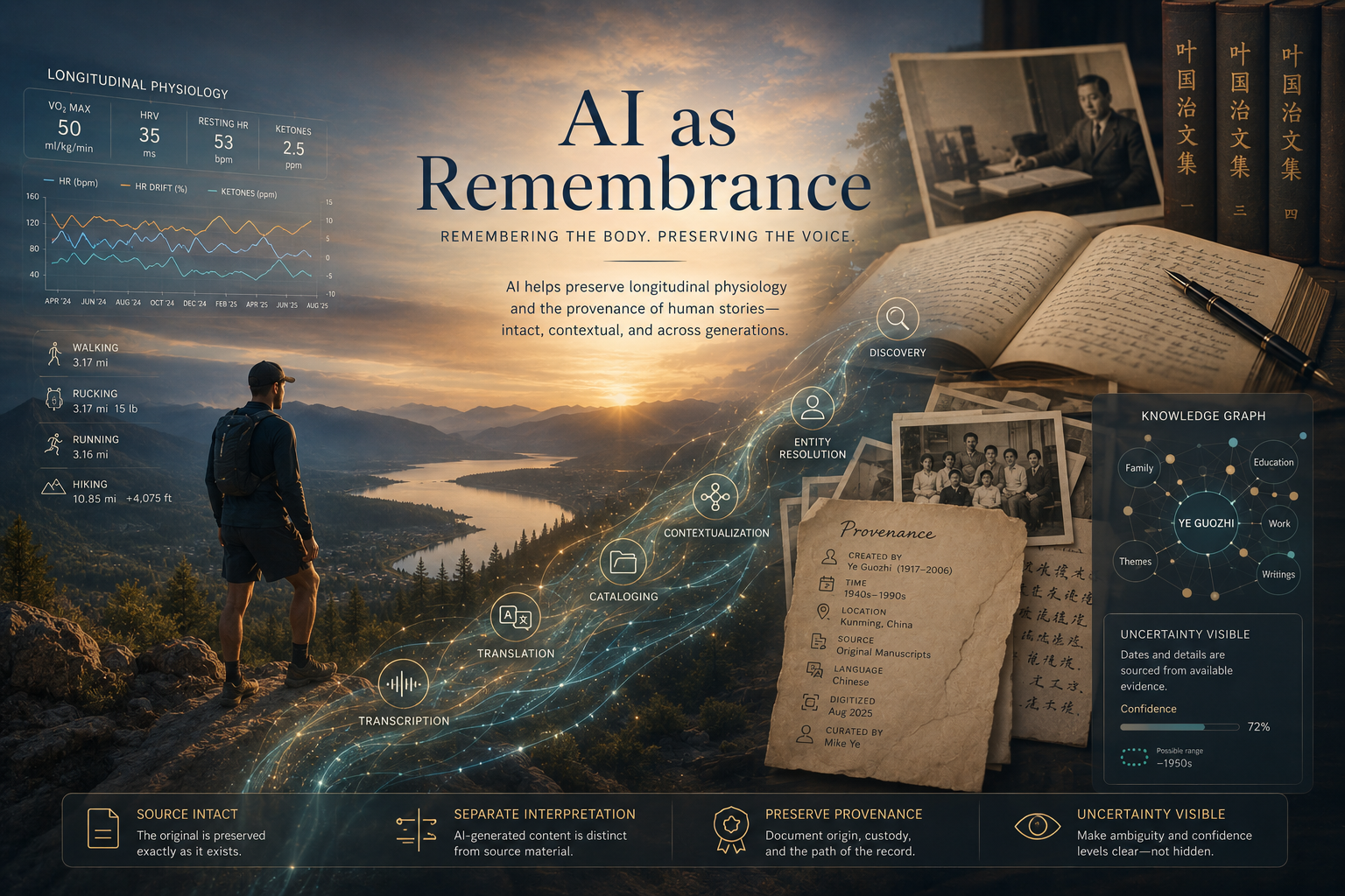 AI remembers with you.