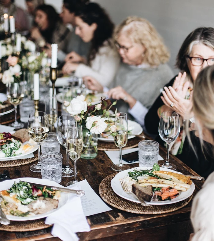 A group private dining experience