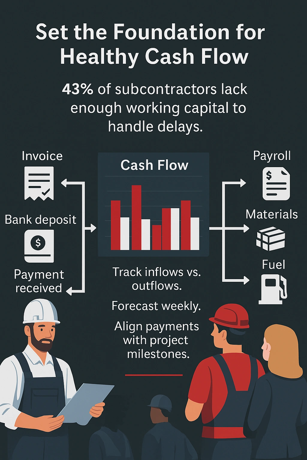 how to set the foundation for healthy cash flow
