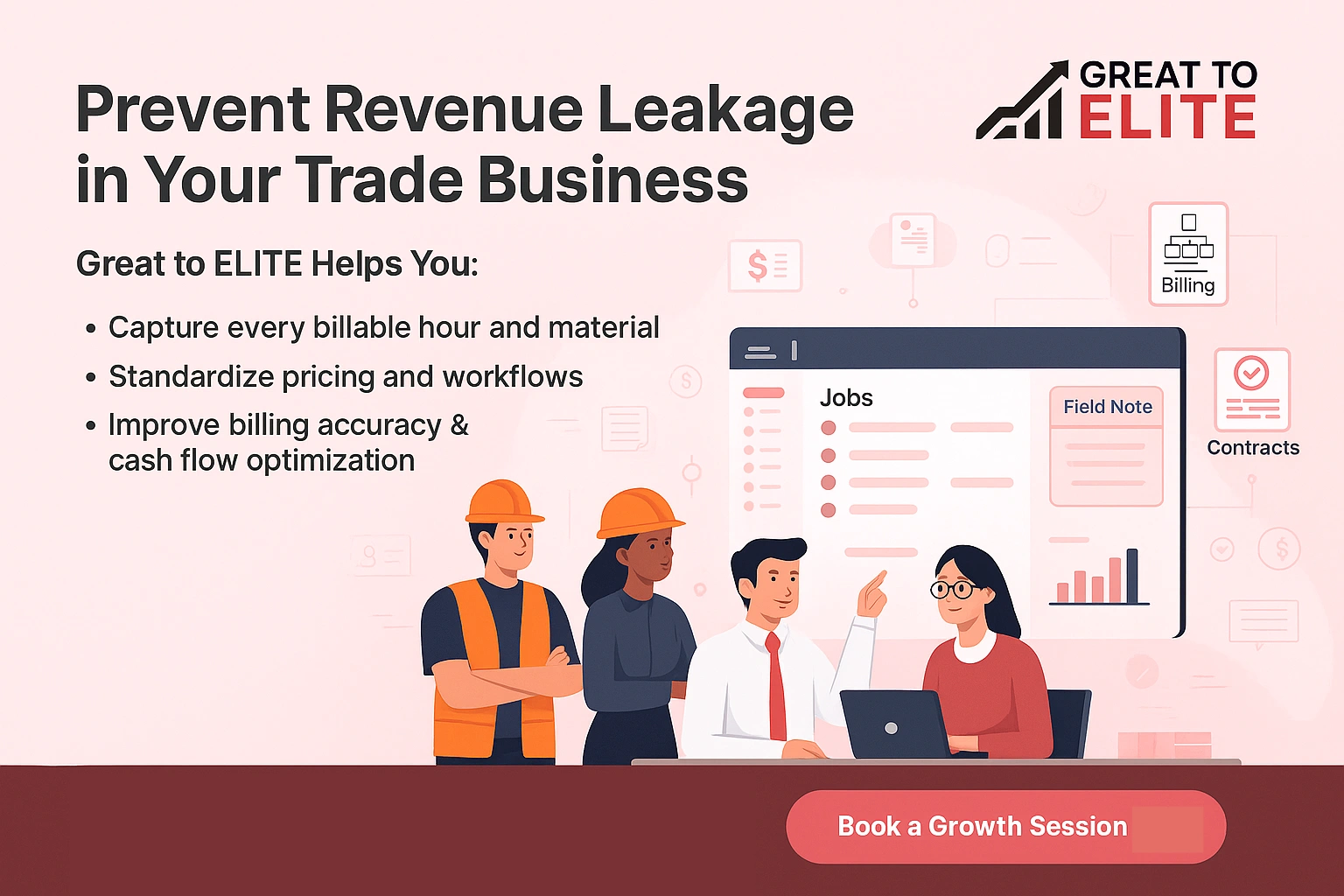 prevent revenue leakage in your trade business with great to elite