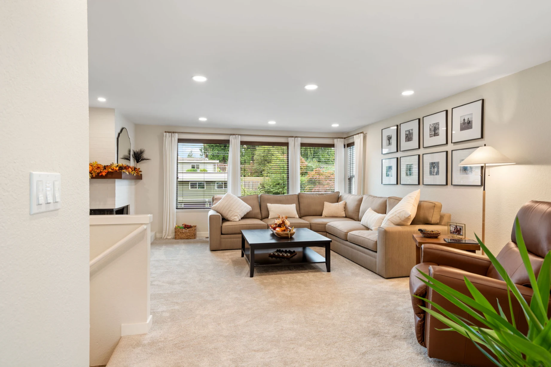 Expanded dining storage after Phase 2 remodel in Bellevue home