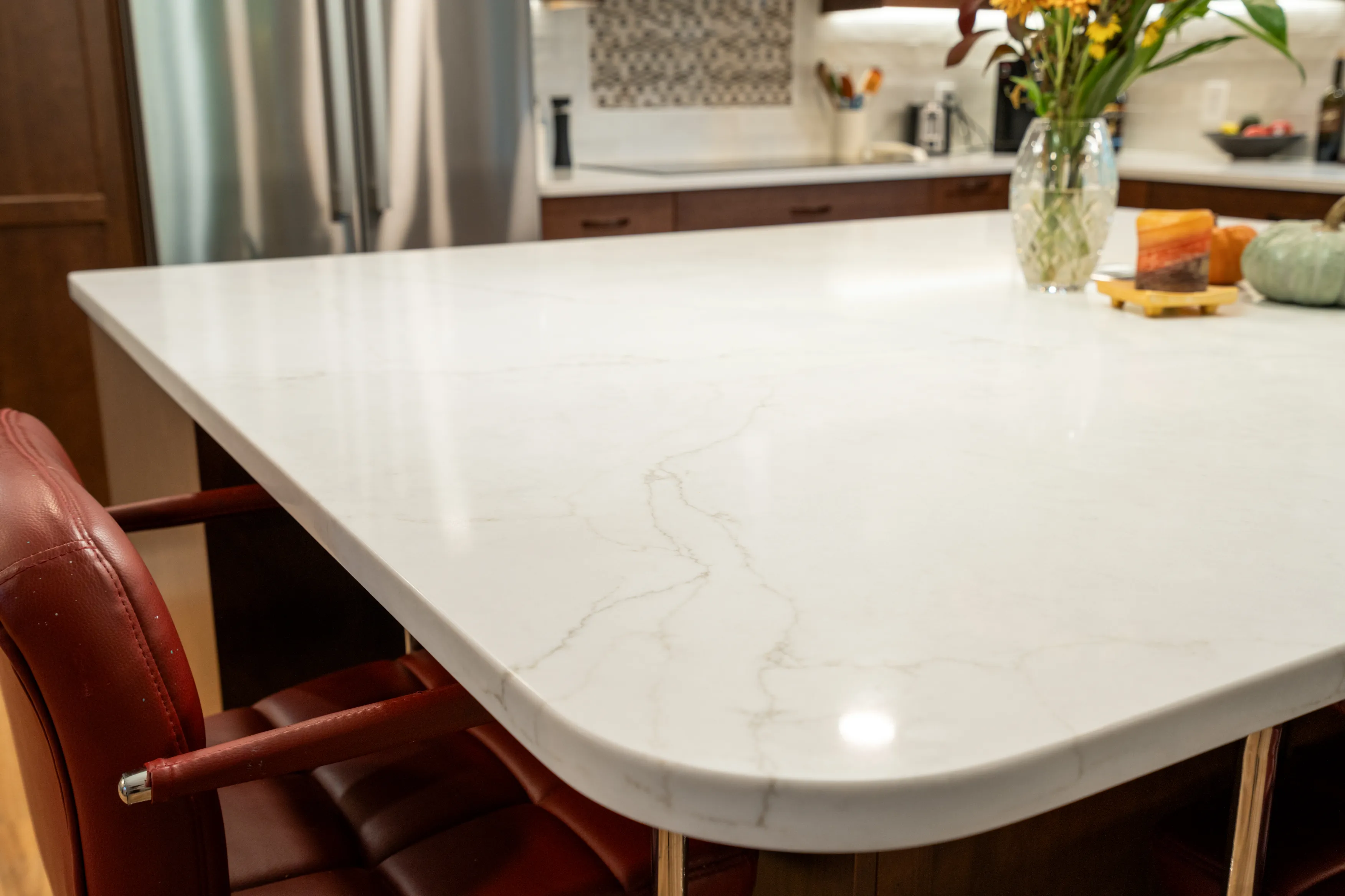 Bellevue kitchen remodel featuring sink beneath expanded windows