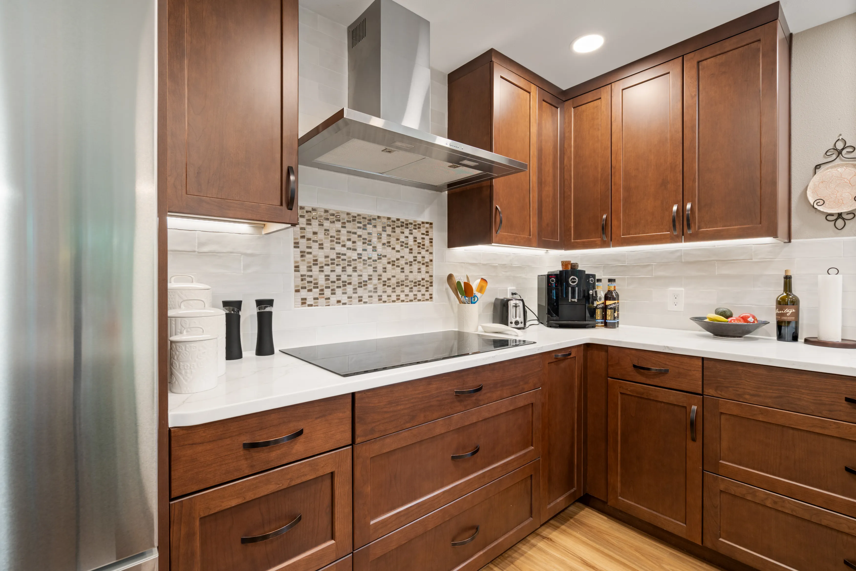 Bellevue open-concept kitchen renovation with island and expanded dining area