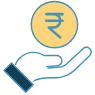 Hand holding money bag icon representing cash liquidity