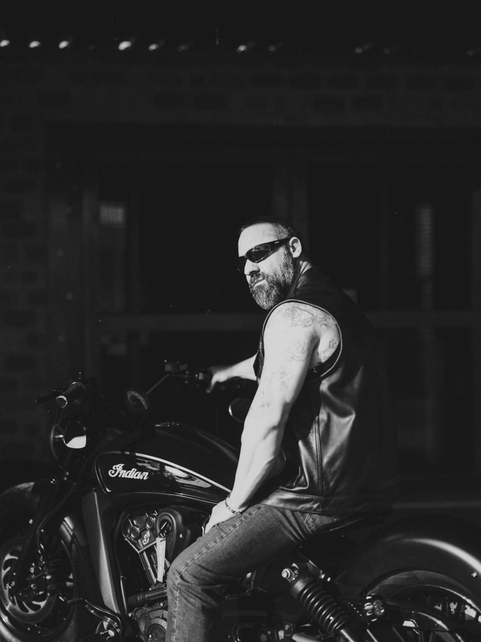 A black and white photo of a butterfly.