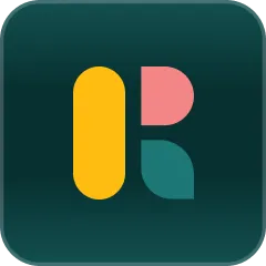 Risotto logo on dark background.