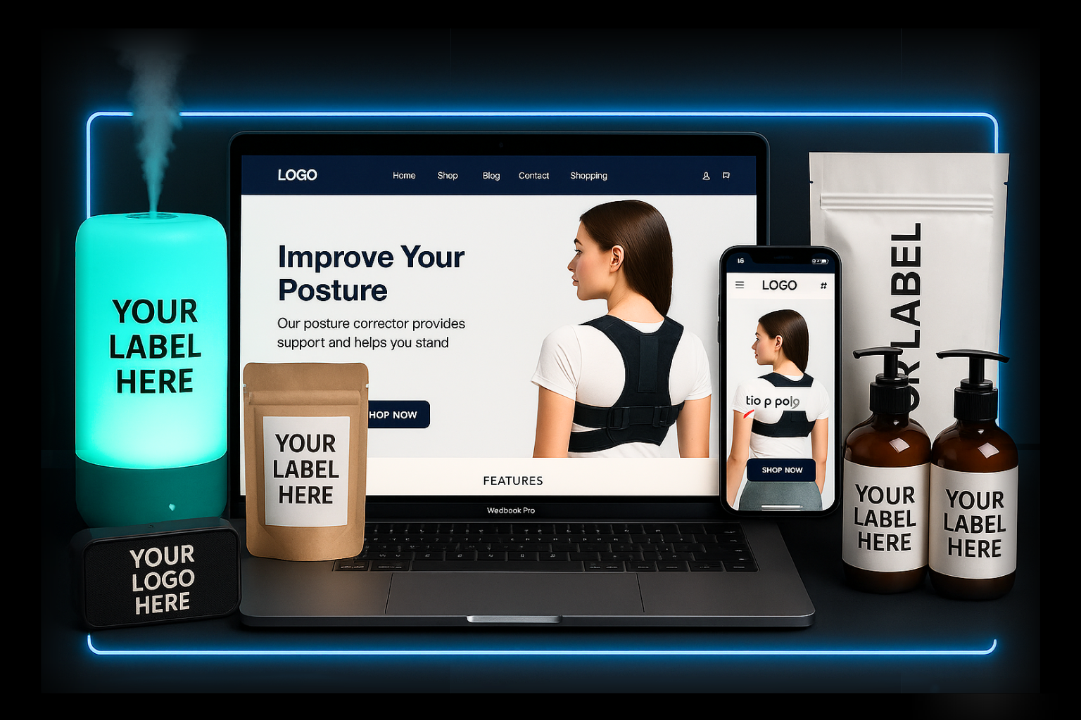Example of a collins ecom done for you brand