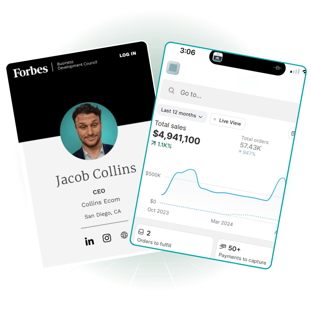 Collins ecom experience and sales in ecommerce