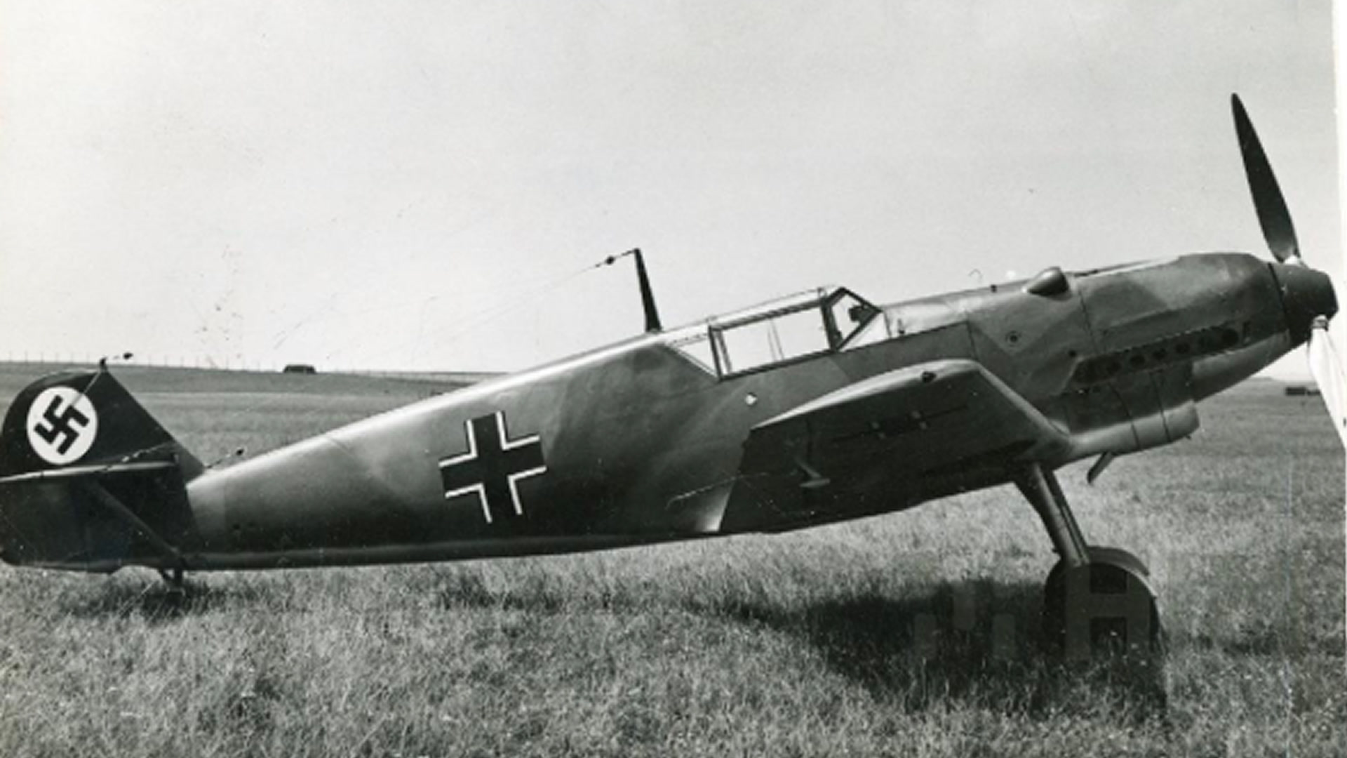 Német Me-109 vadászrepülő (HTM)