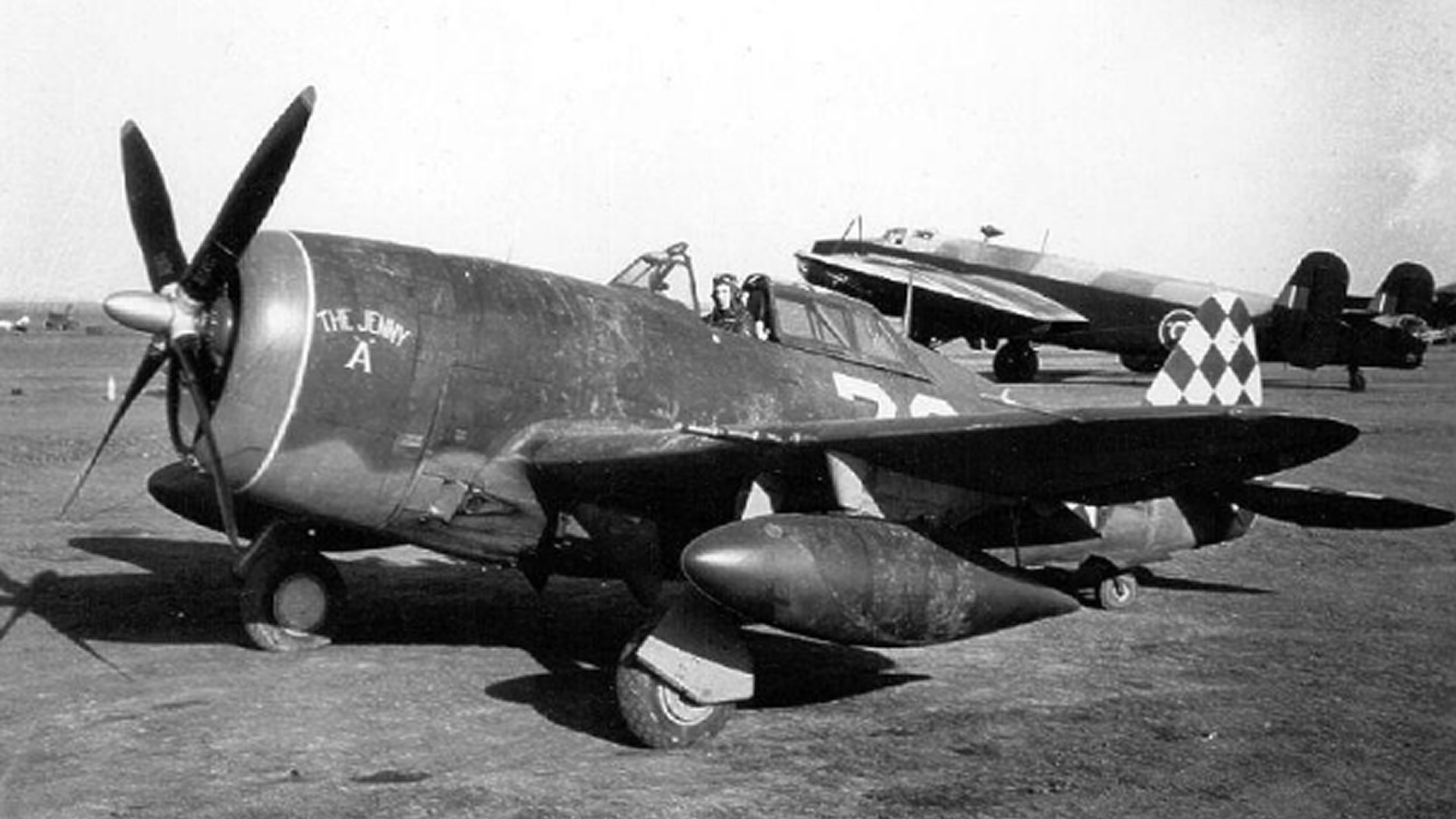 Amerikai P-47 “Thunderbolt” vadászrepülő (Wikimedia Commons)