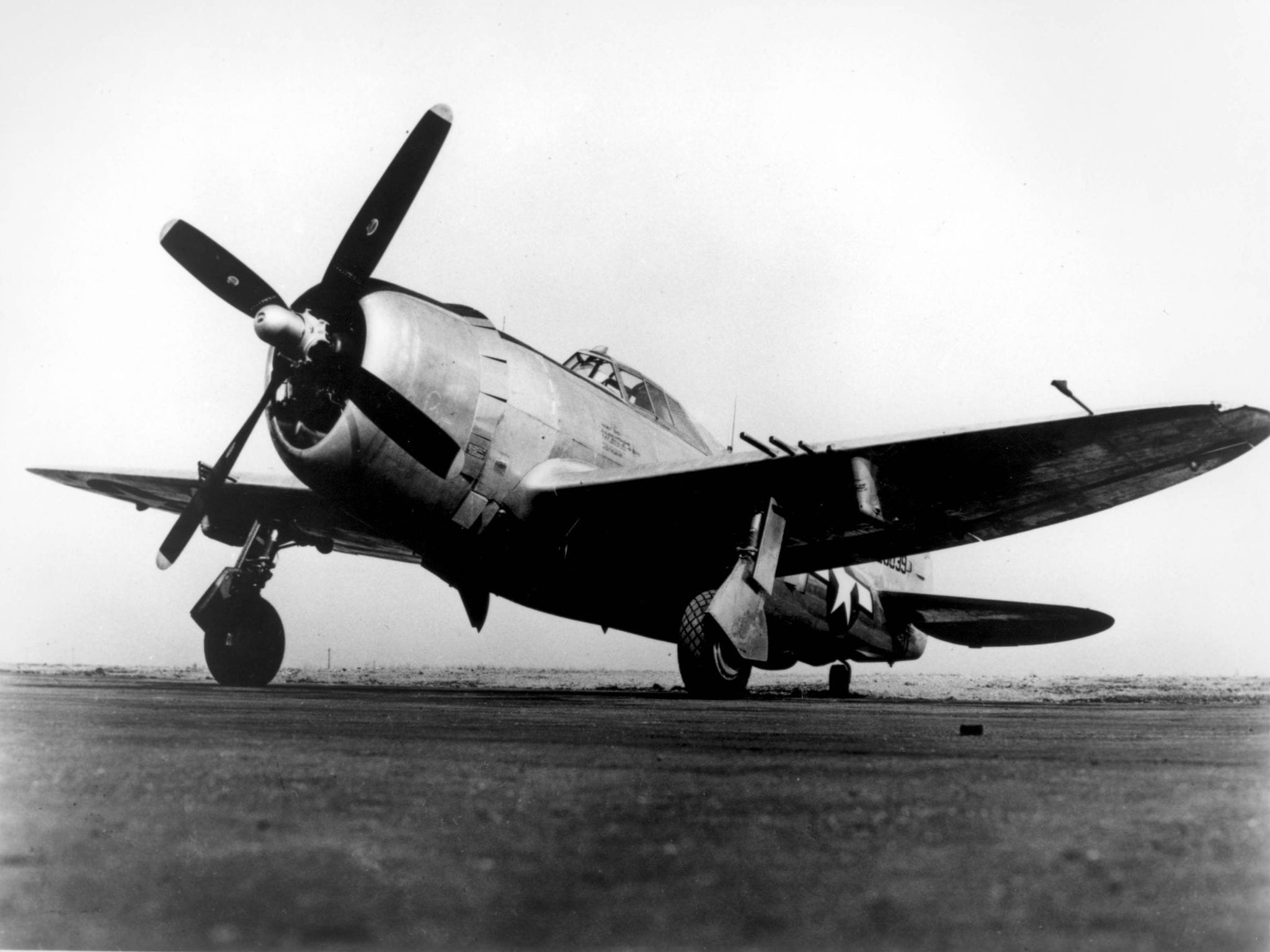 Amerikai P-47 “Thunderbolt” vadászrepülő (Wikimedia Commons)