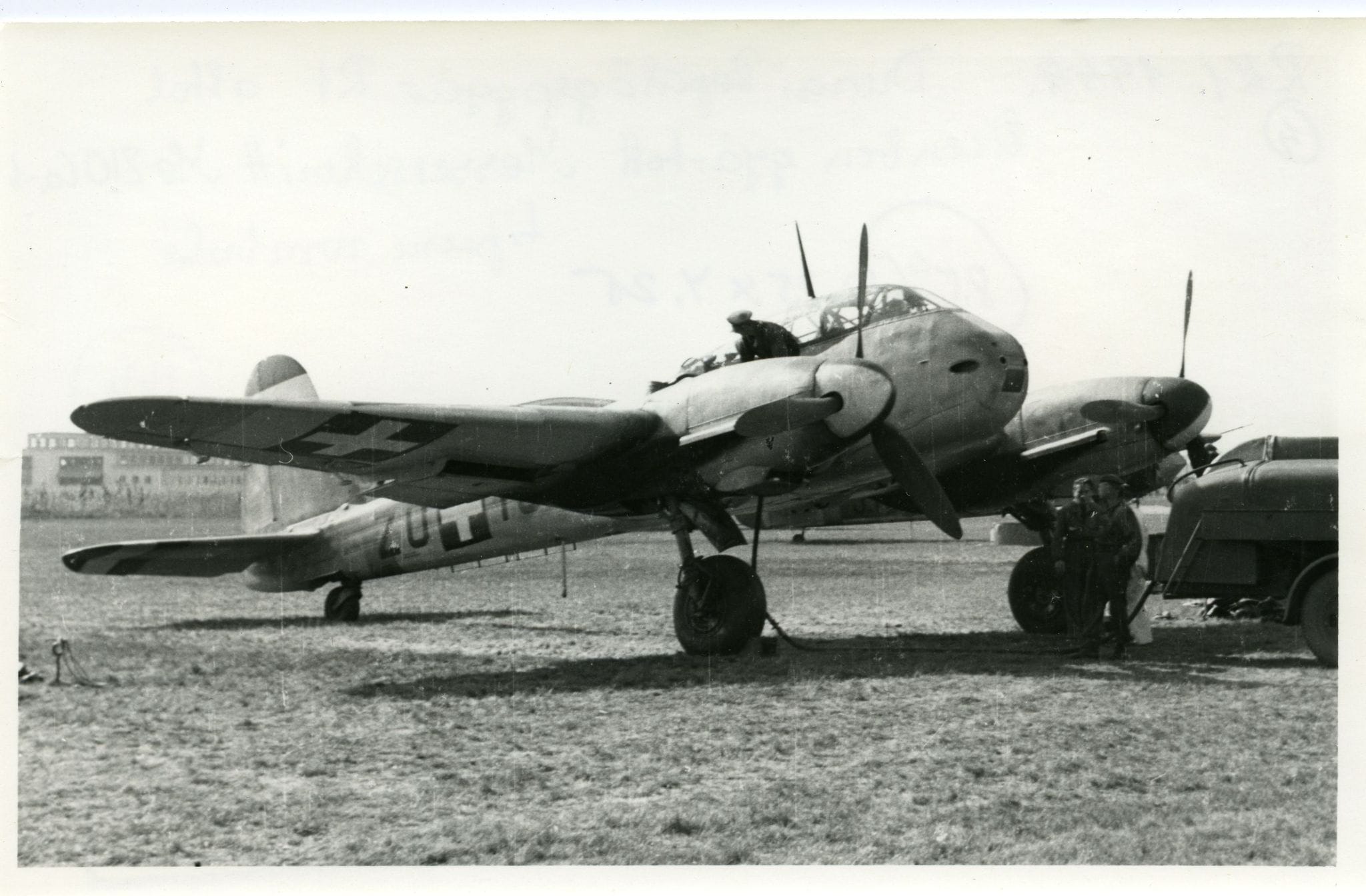 Magyar felségjelzésű Me-210 kétüléses nehéz vadászrepülő és gyorsbombázó (HTM)