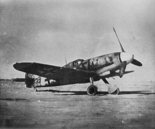 Német Me-109 vadászrepülő (Wikimedia Commons)