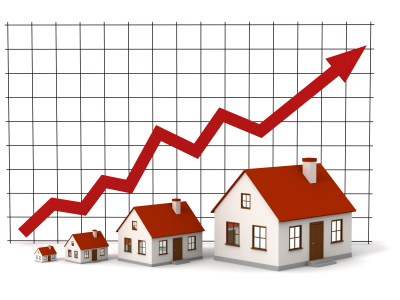 Rising in house price