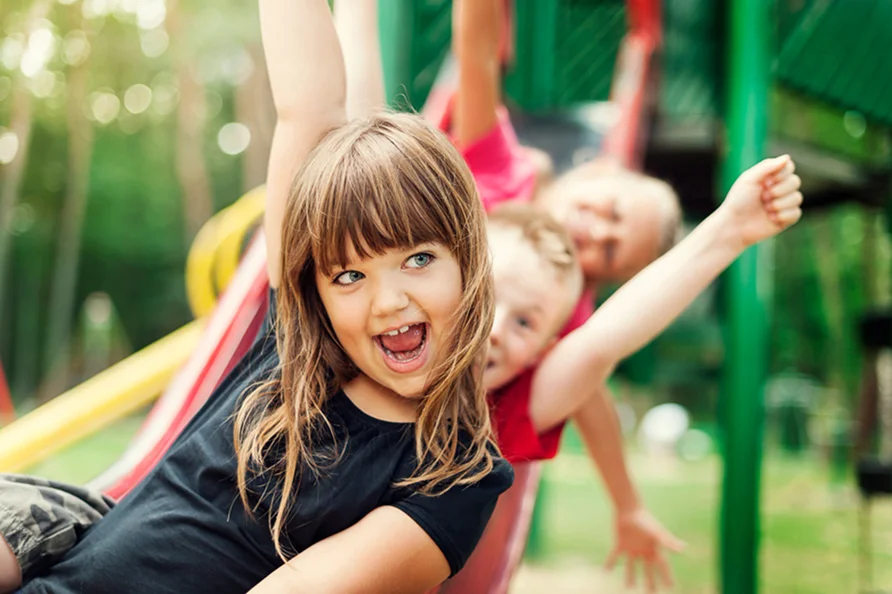 Kids having fun