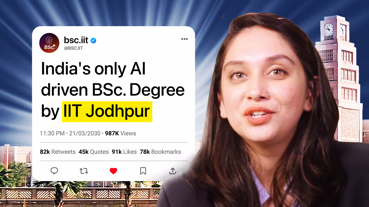 BSC Degree IIT Jodhput Futurense Video