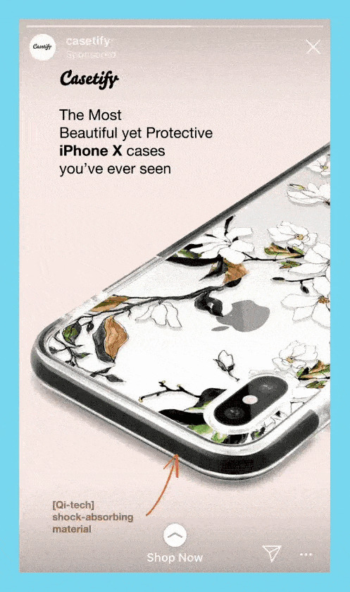 casefy instagram ad example