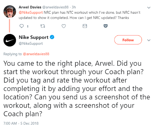 example of engagement on social media