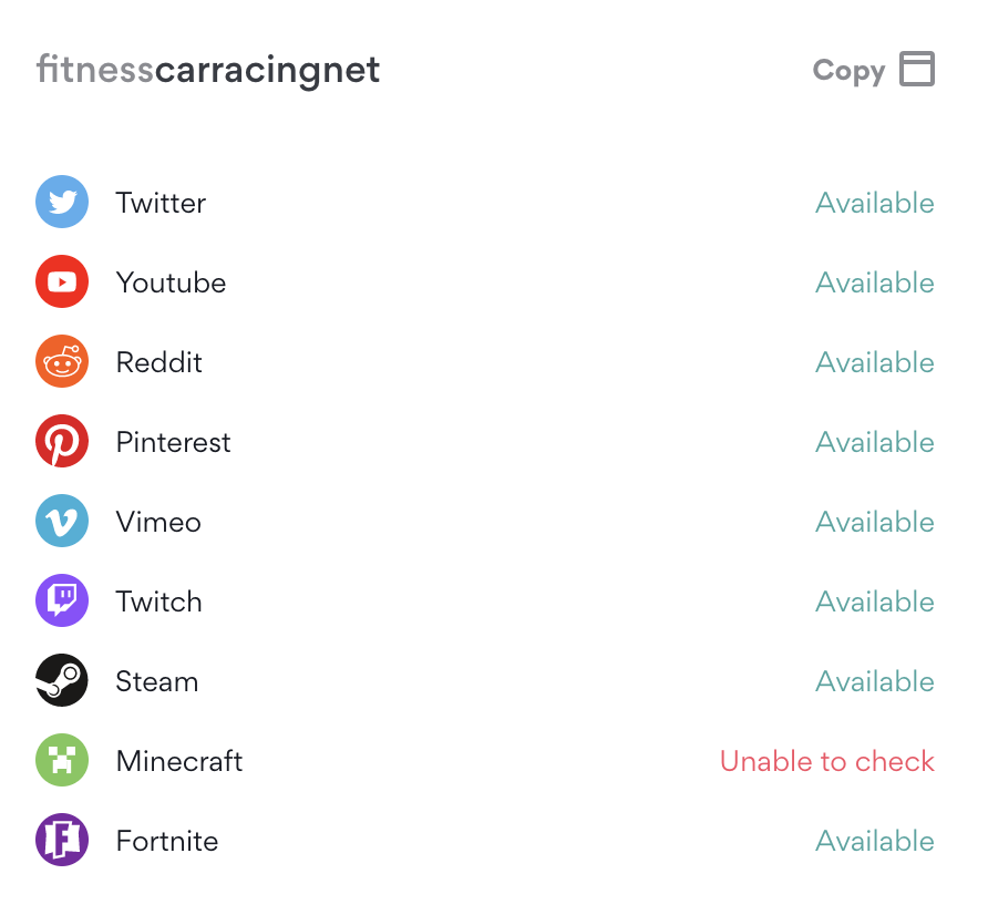 checking whether the username is taken