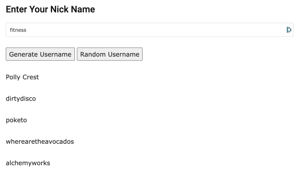 Enter your nickname p2