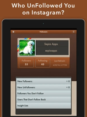 Unfollowers For Instagram follower tracker