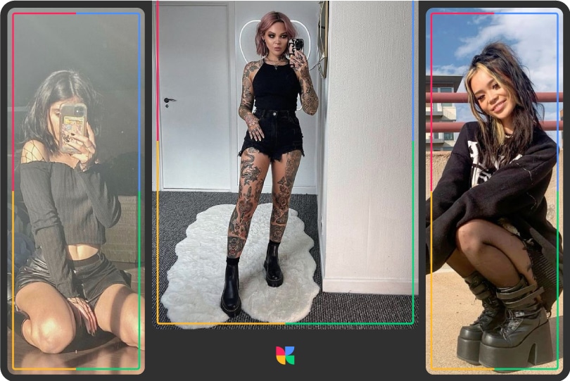 Alt aesthetic personality and their different style