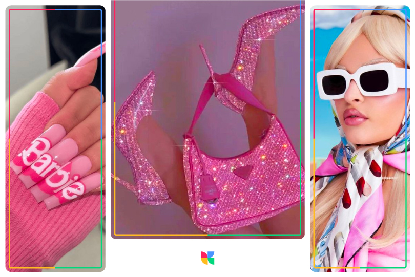 Barbiecore aestetic detailes