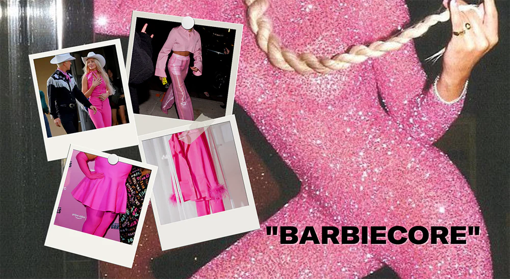 Barbiecore aesthetic Polaroid pictures