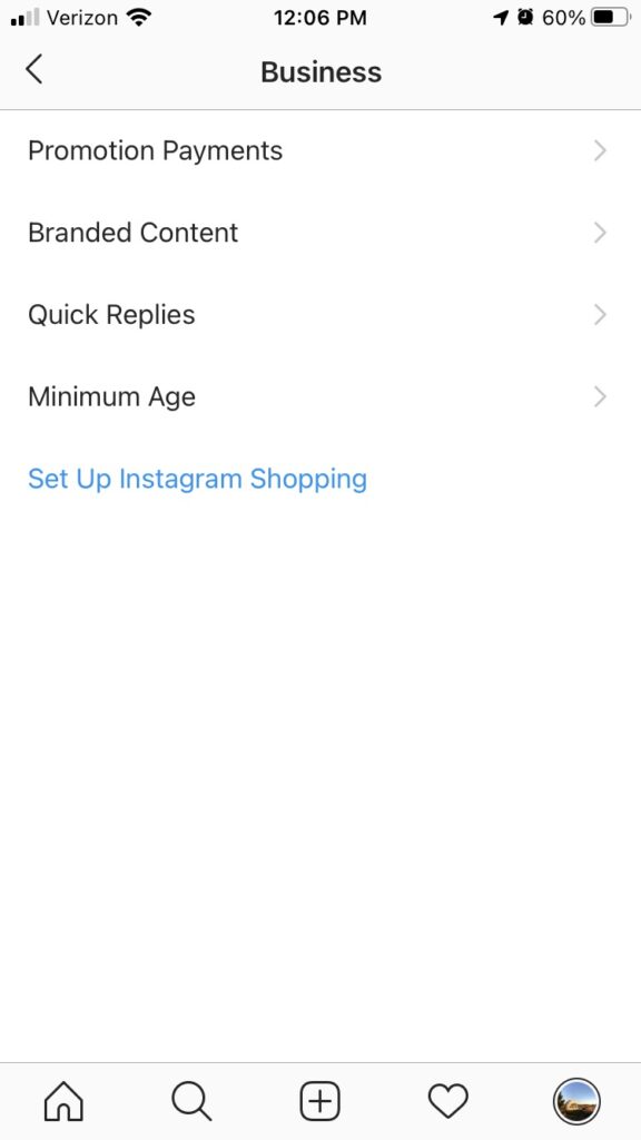 Approvals option on instagram
