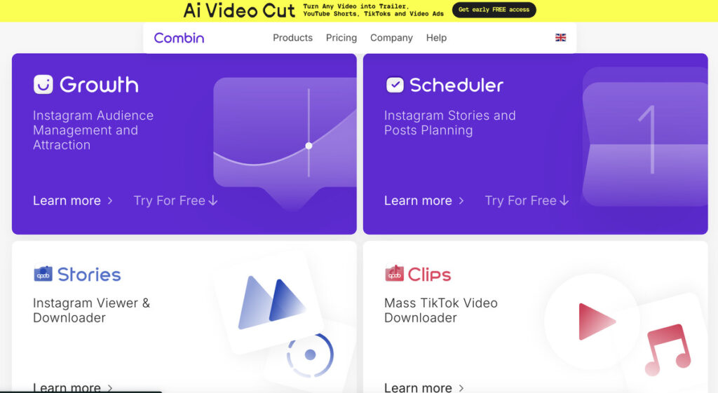 combin dekstop tool dashboard
