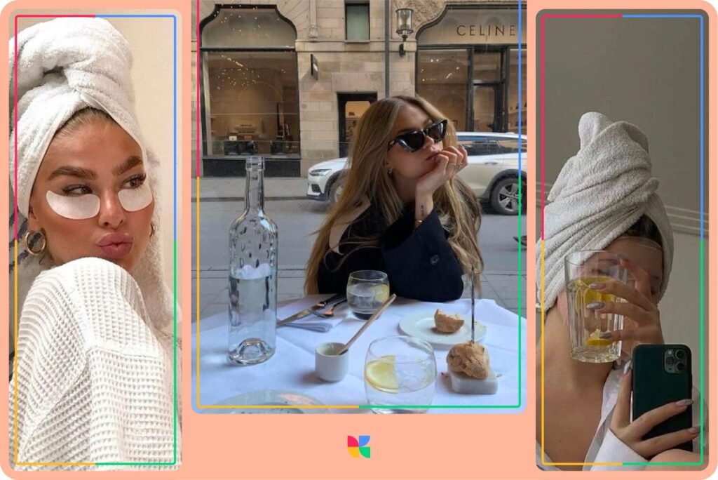 Types of clean girls OOTD.