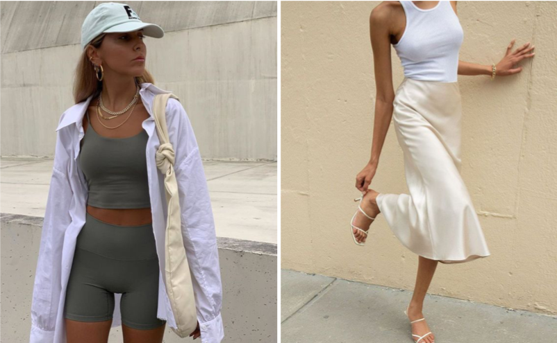 Clean girl aesthetic sports and classy outfits. 
