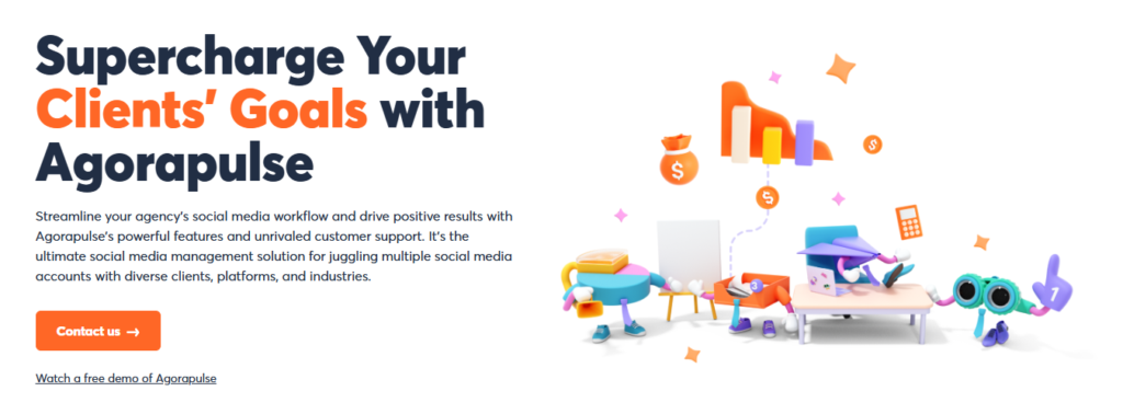 AgoraPulse is a shared calendar