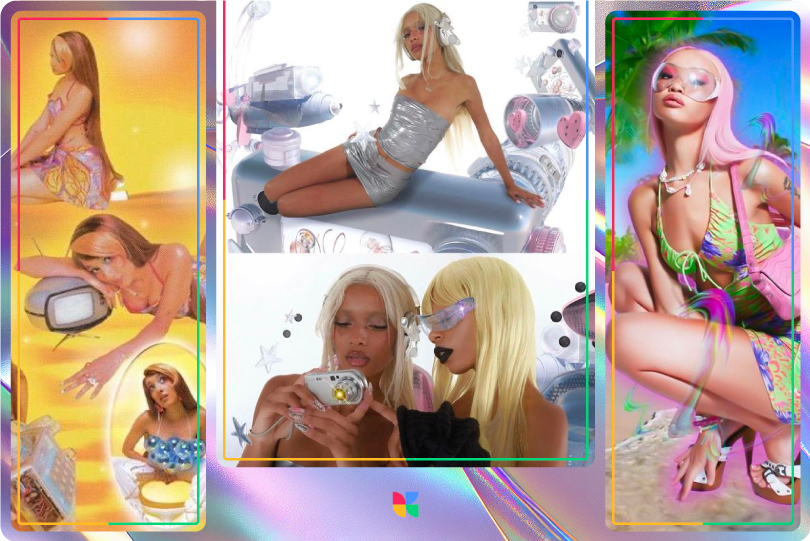 Cyber Y2k Aesthetic girlies