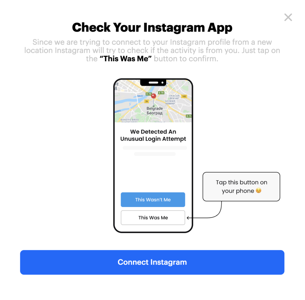 how to check your instagram on app