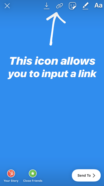 how to add a link to your Instagram story