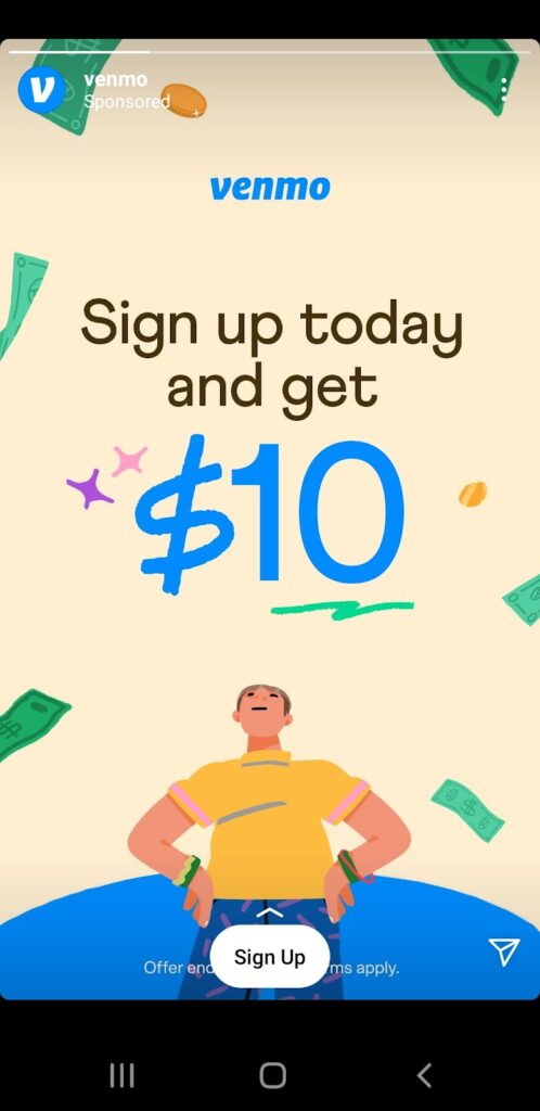 venmo instagram ad management