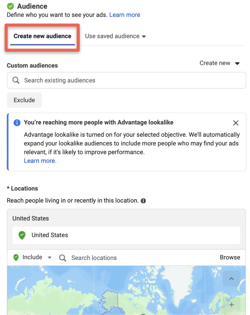 creating and defining your target audience for ads