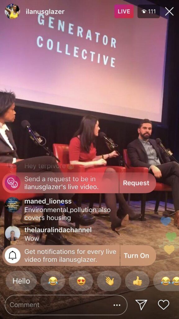 Ilana Glazer Instagram live stream