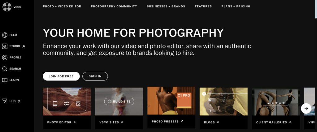VSCO popular app to edit Instagram photos