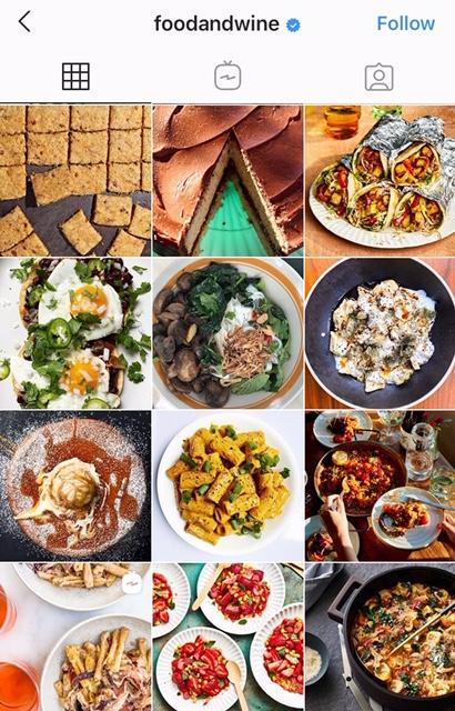 good visual branding on Instagram