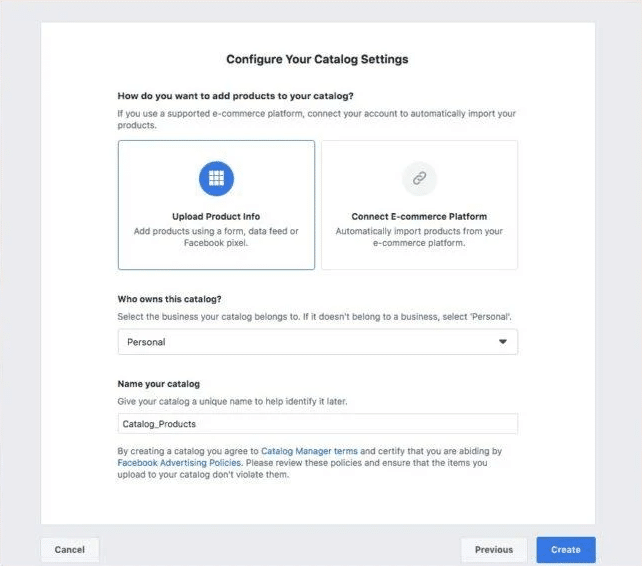 how to configurestep by step on how to configure catalog settings