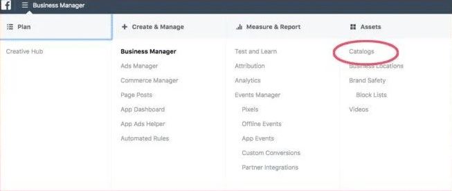 how to create a Product Catalog on Facebook
